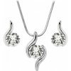 Súprava sa Swarovski Elements vlnka číra Krystal Súprava sa Swarovski Elements vlnka číra Krystal
