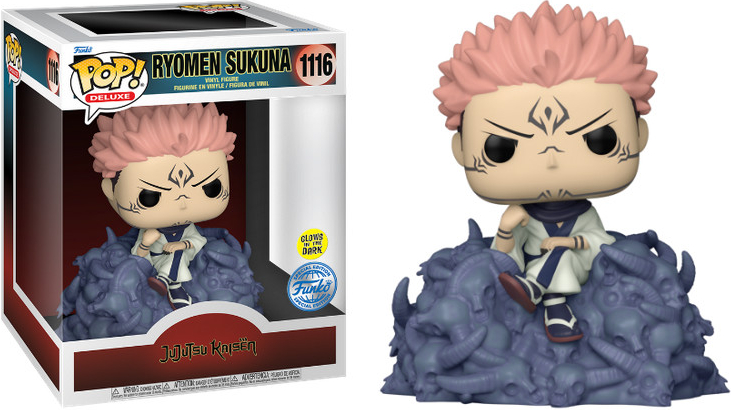 Funko Pop! Jujutsu Kaisen Ryomen Sukuna Glow in The Dark Deluxe Edition 15 cm