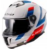 Integrálna motocyklová prilba LS2 FF808 Stream II Vintage White Blue Red XL Integrálna motocyklová prilba LS2 FF808 Stream II Vintage White Blue Red XL