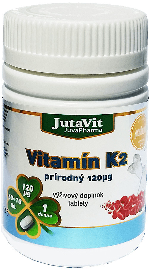 JutaVit Vitamín K2 prírodný 120 µg 70 tabliet