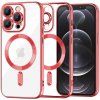 Techsuit Luxury Crystal MagSafe puzdro pre iPhone 12 Pro – červené (Red) Techsuit Luxury Crystal MagSafe puzdro pre iPhone 12 Pro – červené (Red)