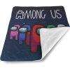 Sablio Deka pre bábätko AMONG US vo vesmíre - 90x120 cm Sablio Deka pre bábätko AMONG US vo vesmíre - 90x120 cm