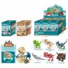 Skrutkovací dinosaurus vo vajíčku – plastová stavebnica 13 cm, 2 druhy Skrutkovací dinosaurus vo vajíčku – plastová stavebnica 13 cm, 2 druhy