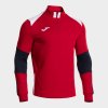 JOMA DANUBIO IV TRÉNINKOVÁ MIKINA KRÁTKÝ ZIP UNISEX - Červená, Bílá - veľkosť 4XS JOMA DANUBIO IV TRÉNINKOVÁ MIKINA KRÁTKÝ ZIP UNISEX - Červená, Bílá - veľkosť 4XS