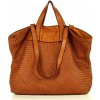 Mazzini Marco Camel pletená shopper kabelka