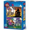 ART PUZZLE Puzzle Sova a čarodějnice 2x100 dílků ART PUZZLE Puzzle Sova a čarodějnice 2x100 dílků