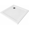 MEXEN/S - Flat sprchová vanička štvorcová slim 70 x 70, biela + čierny sifón 40107070B MEXEN/S - Flat sprchová vanička štvorcová slim 70 x 70, biela + čierny sifón 40107070B