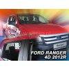 Deflektory na Ford Ranger, 4-dverová (+zadné), r.v.: 2012 - Deflektory na Ford Ranger, 4-dverová (+zadné), r.v.: 2012 -