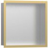 Hansgrohe XtraStoris Individuálna zapustená polica 30x30x10 cm, brúsená nerezová oceľ/zlatá 56097990 Hansgrohe XtraStoris Individuálna zapustená polica 30x30x10 cm, brúsená nerezová oceľ/zlatá 56097990