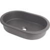 Deante Silia umývadlo 58x39 cm oválny podpultové umývadlo antracitová CQS_TU6U Deante Silia umývadlo 58x39 cm oválny podpultové umývadlo antracitová CQS_TU6U