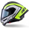 ALPINESTARS přilba SUPERTECH R10 ARIUS, ALPINESTARS (karbon/žlutá fluo/bílá, vel. S) ALPINESTARS přilba SUPERTECH R10 ARIUS, ALPINESTARS (karbon/žlutá fluo/bílá, vel. S)