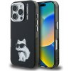 Karl Lagerfeld IML Aquarelle Choupette zadný kryt pre iPhone 16 Pro Max Black