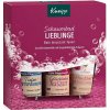 Kneipp Happy Bathing Deep Relaxation pena do kúpeľa 100 ml + Good Old Times pena do kúpeľa 100 ml + Almond Blossom pena do kúpeľa 100 ml kozmetická sada