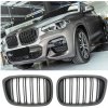 Predná maska pre BMW X3 G01, X4 G02 čierna matná Predná maska pre BMW X3 G01, X4 G02 čierna matná