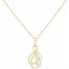 Eppi Elegantný prívesok zo zlata s diamantom Ovidia P41914