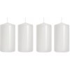 Adventné sviečky CLASSIC 4ks 4x6cm - biele Adventné sviečky CLASSIC 4ks 4x6cm - biele