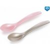 Canpol babies Sada 2 ks plastových lyžičiek ružová Canpol babies Sada 2 ks plastových lyžičiek ružová