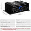 AK270 Mini audio 2-kanálový stereo zosilňovač zvukového pohonu Aux 39 AK270 Mini audio 2-kanálový stereo zosilňovač zvukového pohonu Aux 39