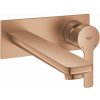 Grohe Lineare umývadlová batéria podomietková Brushed Warm Sunset 23444DL1 Grohe Lineare umývadlová batéria podomietková Brushed Warm Sunset 23444DL1