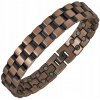 Medený magnetický náramok pre mužov, široký, s magnetmi BLINGART Medený magnetický náramok pre mužov, široký, s magnetmi BLINGART