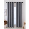 MKLozkoviny.sk Blackout závesy Ricardo sivé - 140 x 160 cm (2ks) - krúžky MKLozkoviny.sk Blackout závesy Ricardo sivé - 140 x 160 cm (2ks) - krúžky