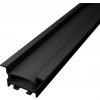 LED lišta zapustená R16 čierna Dĺžka: 1m, Typ krytky: Čierna krytka zaklapávacia (difúzor) LED lišta zapustená R16 čierna Dĺžka: 1m, Typ krytky: Čierna krytka zaklapávacia (difúzor)