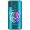 Picasee silikónový prehľadný obal pre Honor 9X Lite - Brain - White Picasee silikónový prehľadný obal pre Honor 9X Lite - Brain - White