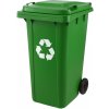 Profitent Nádoba na odpad, Popolnica, 120l, zelená Profitent Nádoba na odpad, Popolnica, 120l, zelená