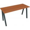 Pracovný stôl UNI A, 140x75,5x60 cm, čerešňa/čierna Pracovný stôl UNI A, 140x75,5x60 cm, čerešňa/čierna