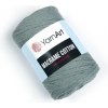 Bavlnená priadza YarnArt Macrame Cotton - 795 šedo zelená, 250g, 225m, 80% bavlna / 20% polyester Bavlnená priadza YarnArt Macrame Cotton - 795 šedo zelená, 250g, 225m, 80% bavlna / 20% polyester