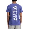 Alpha Industries BACKPRINT T Night Purple tričko pánske Farba: fialová, Veľkosť: M Alpha Industries BACKPRINT T Night Purple tričko pánske Farba: fialová, Veľkosť: M