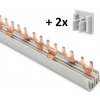 Prepojovacia lišta vidlicová 3P 12modul 210mm G-3L-210/10C (U3x4-10/210) HORA Prepojovacia lišta vidlicová 3P 12modul 210mm G-3L-210/10C (U3x4-10/210) HORA