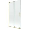 MEXEN/S - Velar L dvojkrídlová posuvná vaňová zástena 100 x 150, transparent, zlatá kartáčovaná 896-100-003-01-55 MEXEN/S - Velar L dvojkrídlová posuvná vaňová zástena 100 x 150, transparent, zlatá kartáčovaná 896-100-003-01-55