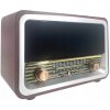 Kuchynské rádio drevené 3 pásma FM/AM/SW USB/TF Aku 18650 Bluetooth Kuchynské rádio drevené 3 pásma FM/AM/SW USB/TF Aku 18650 Bluetooth