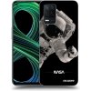 Picasee silikónový čierny obal pre Realme 8 5G - Astronaut Big Picasee silikónový čierny obal pre Realme 8 5G - Astronaut Big