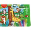 Keyroad Puzzle omaľovánky 2v1 - Džungľa neuvedený Keyroad Puzzle omaľovánky 2v1 - Džungľa neuvedený