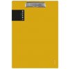 Písacia podložka s klipom Verde - A4, horčicová Písacia podložka s klipom Verde - A4, horčicová