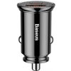 NONAME Baseus CCALL-YS01 Circular Nabíjačka do Autá USB+USB-C 30W Black 6953156286535 NONAME Baseus CCALL-YS01 Circular Nabíjačka do Autá USB+USB-C 30W Black 6953156286535