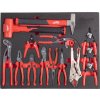 Sada nářadí Milwaukee v pěnové vložce, 14 ks sada, kleště a kladiva, 4932500760 Sada nářadí Milwaukee v pěnové vložce, 14 ks sada, kleště a kladiva, 4932500760