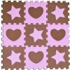 SUN TA TOYS Puzzle penové Hviezdičky a srdiečka ružové S4 (30x30) SUN TA TOYS Puzzle penové Hviezdičky a srdiečka ružové S4 (30x30)