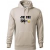 Je mi 40 pivo - Mikina pánska Cape s kapucňou - 2XL ( Ľadovo sivá ) Je mi 40 pivo - Mikina pánska Cape s kapucňou - 2XL ( Ľadovo sivá )