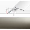 Jutex A65 Prechodová lišta inox Jutex A65 Prechodová lišta inox
