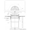 Terasový vpust priamy TWT PVC S Typ: 125 PVC S - DN 125 Terasový vpust priamy TWT PVC S Typ: 125 PVC S - DN 125
