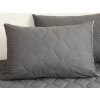 XPOSE® Prešívaný chránič vankúša - sivý 70x90 cm, Prešívaný XPOSE® Prešívaný chránič vankúša - sivý 70x90 cm, Prešívaný