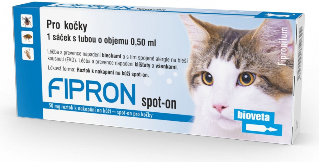 Fipron spot-on Cat 50 mg 1 x 0,5 ml