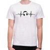 Fajntričko Tričko - EKG Music, Farba látky biela, Strih/ Variant Pánsky / UNISEX, Veľkosť M Fajntričko Tričko - EKG Music, Farba látky biela, Strih/ Variant Pánsky / UNISEX, Veľkosť M