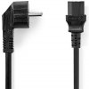 Nedis CEGL10000BK20 - Napájecí Kabel | Typ F Zástrčka | IEC-320-C13 | Úhlový | Přímý | 2 m | Černá Nedis CEGL10000BK20 - Napájecí Kabel | Typ F Zástrčka | IEC-320-C13 | Úhlový | Přímý | 2 m | Černá