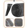 Springos SN0065 ZATIEŇOVACIA SIEŤKA SVETLÝ ANTRACIT 140 GSM 1,5 X 25 M 100 PÁSIEK