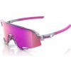 Okuliare 100% SLENDALE Polished Translucent Grey - Purple Multilayer Mirror Lens Okuliare 100% SLENDALE Polished Translucent Grey - Purple Multilayer Mirror Lens