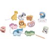 Tooky Toy Navliekanie Zvieratká Pastel 13 ks Tooky Toy Navliekanie Zvieratká Pastel 13 ks